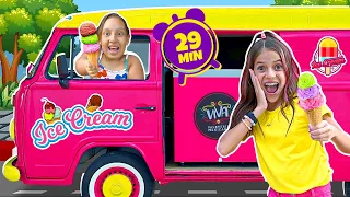 Maria Clara explora o Ice Cream Truck da mamãe e outras Histórias para Crianças - MC Divertida