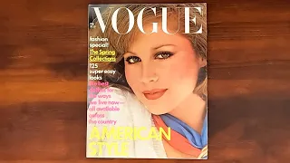 1976 February ASMR Magazine Flip Through: Vogue Rosie Vela, Woody Allen, Spring Collections