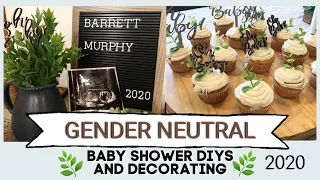 BABY SHOWER 2020//SIMPLE DIYS + GENDER NEUTRAL DECOR//THE SIMPLISTIC HOME
