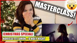 MASTERCLASS PERFORMANCE!  MORISSETTE AMON REACTION -  O Holy Night | Music Reaction Videos