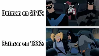 Batman antes y después MEME xd