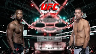 nate diaz vs leon edwards - ufc 263 #ufc #highlights