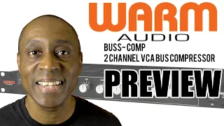 WARM BUS COMP 2 CHANNEL VCA BUS COMPRESSOR PREVIEW | A POTENTIAL 2020 HIT FOR WARM AUDIO