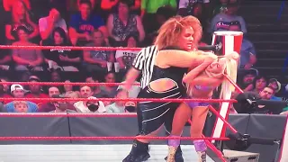 When Shit Got Real during the Nia Jax vs Charlotte Flair shoot match on Raw