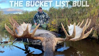 Once in a  Lifetime Moose Hunt | (Giant Bull Down)