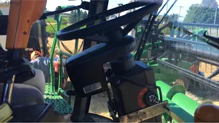 Installing autosteer into John Deere 9560 combine