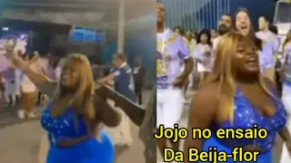 Jojo Todynho no ensaio da escola de samba Beija-flor no Rio de Janeiro!