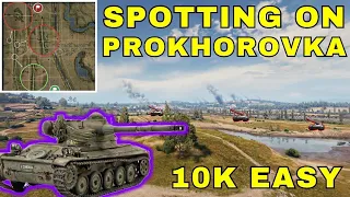 How To Spot On Prokhorovka - 10K Spotting EASY - Best Light Tank Tactics