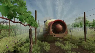 Farming Simulator 22 - Secret easy way remove weeds on vineyards.