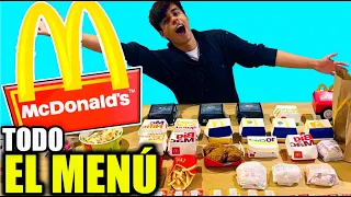 McDonalds 🍔 ¡MENÚ COMPLETO! 🚗 En AUTO NUEVO