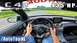 Mercedes C43 AMG 435HP *BRABUS EXHAUST* POV by AutoTopNL