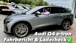 2021 Audi Q4 e-tron 50 quattro Fahrbericht & LadeCheck ✅ - wo liegen die Stärken & Schwächen❓❗️