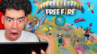 NUNCA HABIA VISTO TANTAS PERSONAS CAYENDO EN ESTA PARTIDA DE FREE FIRE 😱😮 *imperdible* | TheDonato