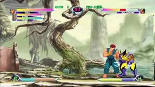 Marvel vs Capcom 2 - Episode 1 : Wolverine versus Ryu gameplay video