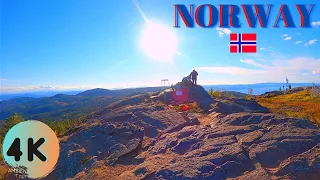 【4K】Walking Tour / Taking A Walk In NORWAY - Trondheim (Skistua) | Hiking Up The Mountain Tour part2