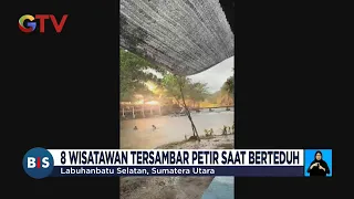 Ngeri! Delapan Wisatawan Tersambar Petir di Labuhanbatu Selatan, Sumut