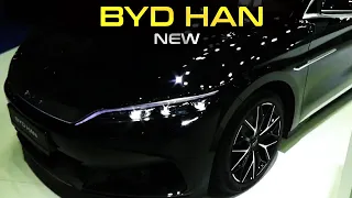 2024 New Black BYD HAN Affordable Sedan - Electric Flagship Operational in early next year