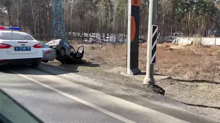 Авария 28.03.2019. Рублево-Успенское шоссе