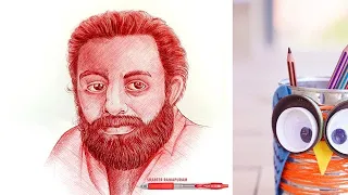 Transform Your Drawings with Ballpoint Pen Shading Technique / shabeer art gallery