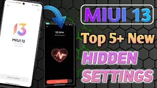 MIUI 13 Hidden Settings/ New Hidden Features⚡ MIUI 13 & Android 12