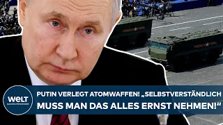 PUTINS KRIEG: Atomwaffen nach Belarus! "Selbstverständlich muss man das alles ernst nehmen!"