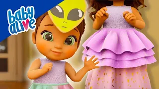 Baby Alive Official 👗 Princess Ellie Picks Out A New Dress! Pretend Play 👑 Kids Videos 💕