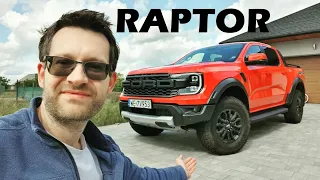 Ford Ranger RAPTOR - czołg na kat. B Test PL muzyk jeździ