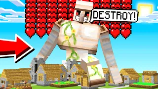 FINDING THE STRONGEST MINECRAFT IRON GOLEM!