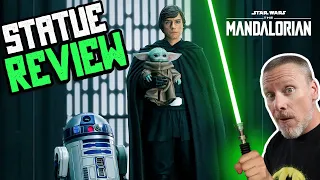 Luke Skywalker | R2-D2 & Grogu 1/4 Mandalorian Statue Unboxing & Review | Iron Studios