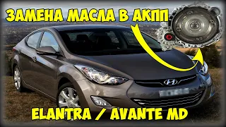 Замена масла в АКПП Hyundai Elantra/Avante MD своими руками БЕЗ ЯМЫ или на кирпичах! :)