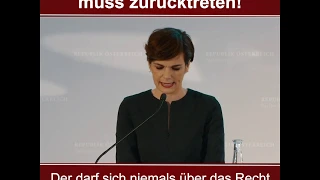 Innenminister Kickl muss zurücktreten!