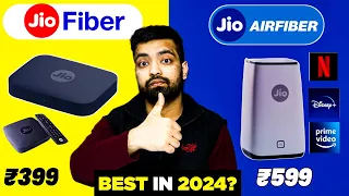 Jio Fiber Vs Jio AirFiber In 2024 🔥 Installation, Charges, Plans, Speed - Full Details