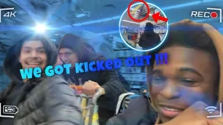 TRYING TO GET KICKED OUT OF WALMART CHALLENGE!( WE BROKE THE CEILING)