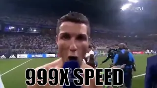 Cristiano Ronaldo Siuuu Speed 999x