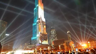 DUBAI Light up 2018 - Burj Khalifa