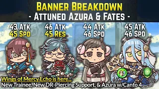 Attuned Azura, Mozu, Yukimura, & Hayato (Mercy-Wing Echo!) | Banner Breakdown