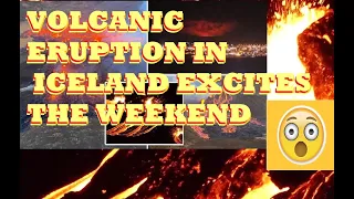 Volcano erupts in Iceland on the Weekend