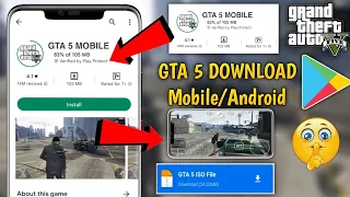 HOW TO DOWNLOAD GTA 5 IN ANDROID 2022 | DOWNLOAD REAL GTA 5 ON ANDROID | GTA 5 DOWNLOAD ANDROID 2022