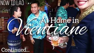 At home in Vientiane Laos - A look around our home and restaurant in Vientiane. Pii Mai Lao 2018 Pt2