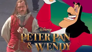 First Look at Jude Law as Captain Hook in Peter Pan and Wendy Disney Plus Movie