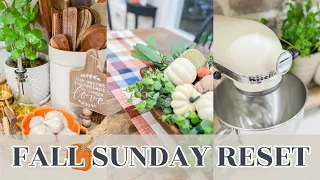 FALL SUNDAY RESET // CLEAN WITH ME // EASY DIY PAINTED STAND MIXER // CHARLOTTE GROVE FARMHOUSE