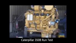 Caterpillar 3508 Run Test