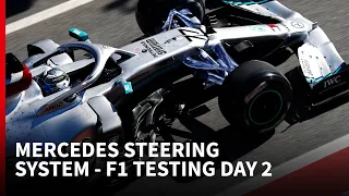 Mercedes steering system - F1 2020 testing - DAY 2 | The Rundown