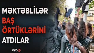 İranda dinc sakinlər güllələnir: Məktəblilər də etiraza qoşuldu