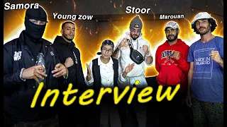 Interview Stoor - young zow clash Moro o cb4gang 🤫 سبب إنسحابهم