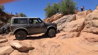 New 2door 2021 Ford Bronco in Moab Utah Behind the Rocks