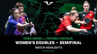 Chen Meng/Wang Manyu vs Tatiana Kukulkova/Natalia Bajor | WD SF | Saudi Smash 2024