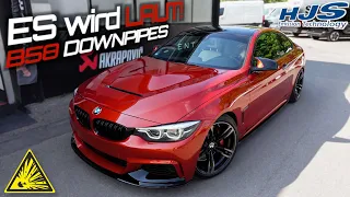 EINZIGARTIGER UMBAU mit BRACHIALEM B58 Sound | HJS Downpipes passend für BMW 440i F32 | Sehr LAUT!