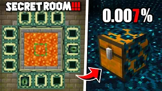 I Found Minecraft Rare Hidden Secret Rooms
