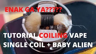 TIPS COILING VAPE SINGLE COIL + BABY ALIEN
